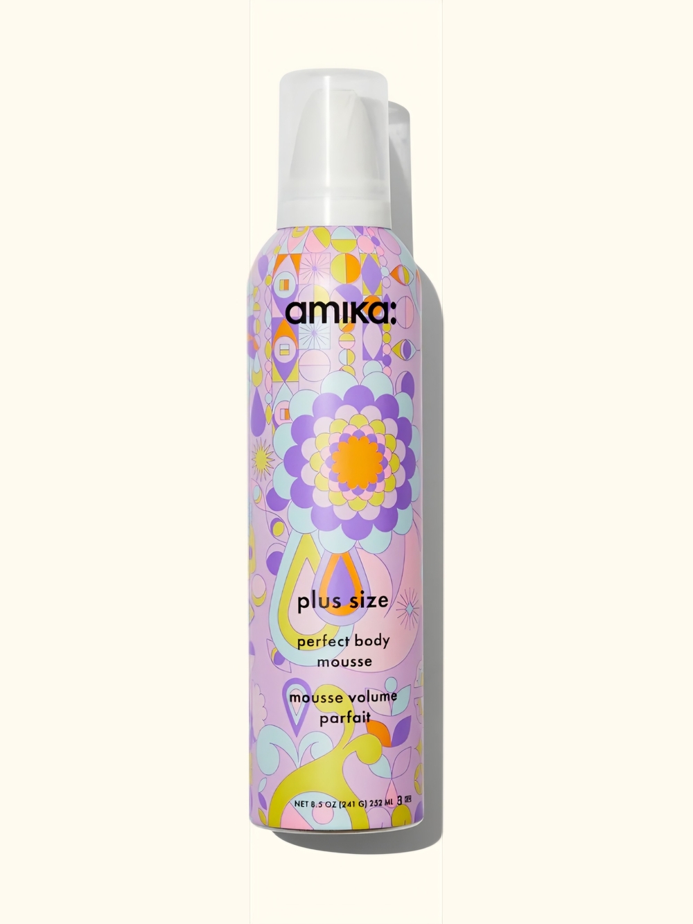 AMIKA Plus-Size Perfect Body Mousse - Lavender & Pastel Floral